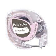 For Phomemo P12 / P12 Pro 12mm x 4m Consumables Label Ribbon, Style: Gray Word on Light Purple Thermal Transfer