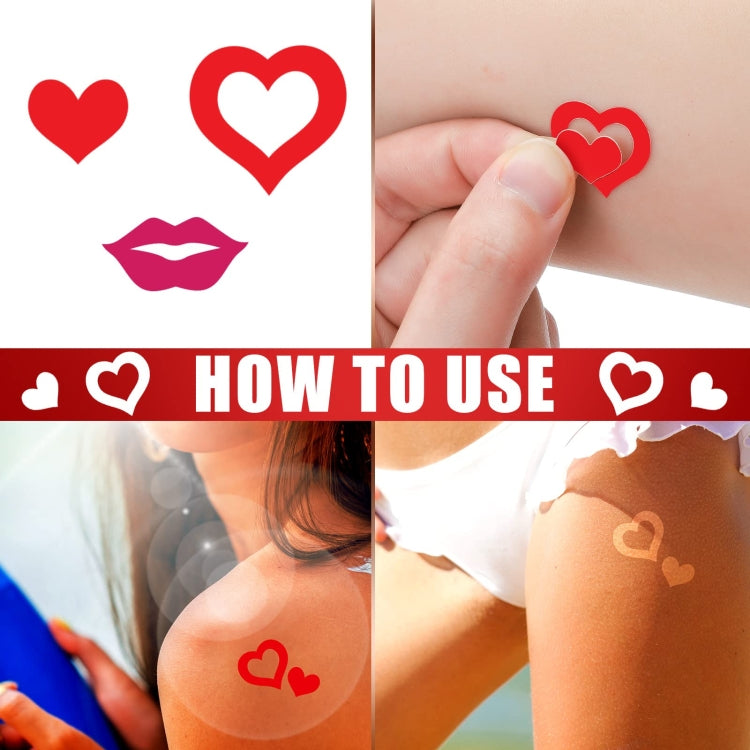 360pcs /Pack Style 8 Tanning Sunbathing Stickers Self Adhesive Body Stickers