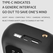 Multifunctional Portable Car Electric Wireless Tire Inflator Pump(Mechanical Button)