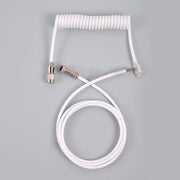 USB-C/Type-C  Mechanical Keyboard Wire Computer Aviation Connector,Cable Length: 3m(White)