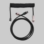 USB-C/Type-C  Mechanical Keyboard Wire Computer Aviation Connector,Cable Length: 3m(Black)