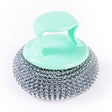 Removable Cleaning Wire Ball Kitchen Pot And Dish Brush(Random Handle+Ball) - Cleaning Tools by PMC TechLife | Online Shopping South Africa | PMC TechLife
