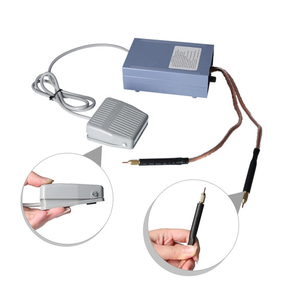 Portable 18650 Battery Spot Welder 5000W High Power Handheld Spot Welding Machine, Style: Automatic Version EU Plug