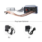 Portable 18650 Battery Spot Welder 5000W High Power Handheld Spot Welding Machine, Style: Footswitch Version EU Plug