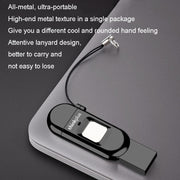 Lenovo Thinkplus TFU301 Dual Interface Type-C+USB Fingerprint Encrypted USB Flash Drive, Capacity: 256G