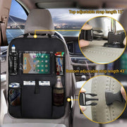 Car Seatback Organiser Storage Hanging Bag(Black)