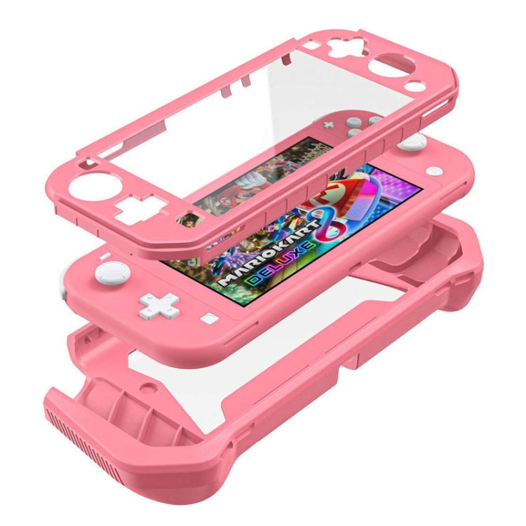 For Nintendo Switch Lite Full Cover Protective Shell TPU Console Case(Black)