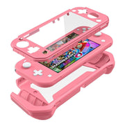 For Nintendo Switch Lite Full Cover Protective Shell TPU Console Case(Black)