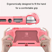 For Nintendo Switch Lite Full Cover Protective Shell TPU Console Case(Black)