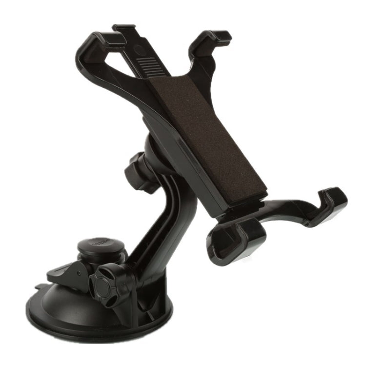 Car Dashboard Silicone Suction Cup Rotatable Tablet Four-claw Holder(Black)