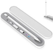 AahStyle PT121 For Apple Pencil 1 / 2 Magnetic Storage Convenient Pen Box(Blue)