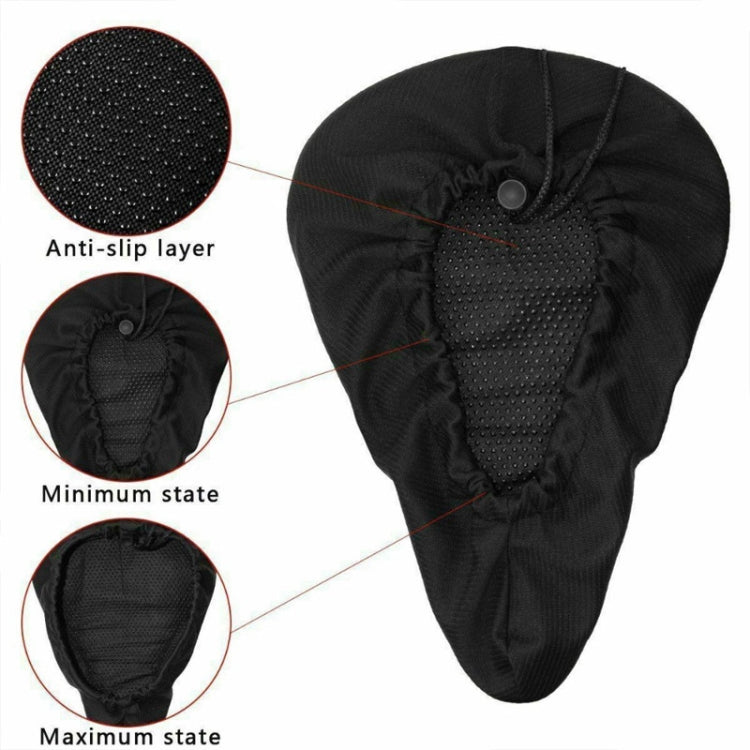Bicycle Cushion Covers Cycling Gear Accessories, Color: Black