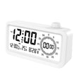 Visual Timer Alarm Clock Dual Display LCD Time Reminder(White) - Alarm Clocks by PMc TechLife | Online Shopping South Africa | PMc TechLife | Buy Now Pay Later Mobicred