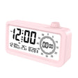 Visual Timer Alarm Clock Dual Display LCD Time Reminder(Pink) - Alarm Clocks by PMc TechLife | Online Shopping South Africa | PMc TechLife | Buy Now Pay Later Mobicred