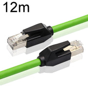 12m CAT6 Double Shielded Gigabit Industrial Cable Vibration-Resistant And Highly Flexible Drag Chain Cable