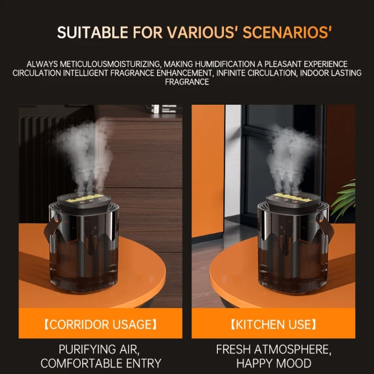 3L Smart Spray Humidifier Three-hole Spray With Night Light, Spec: USB