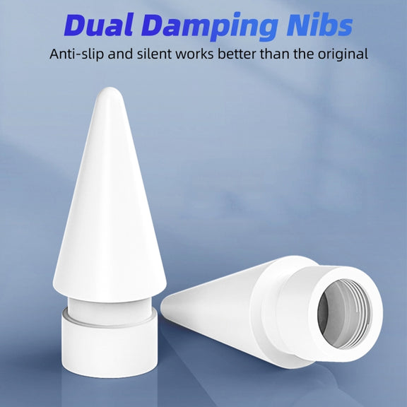 For Apple Pencil 1 / 2 Generation Replacement Tip Double Damping Anti-slip Modified Nib 2H