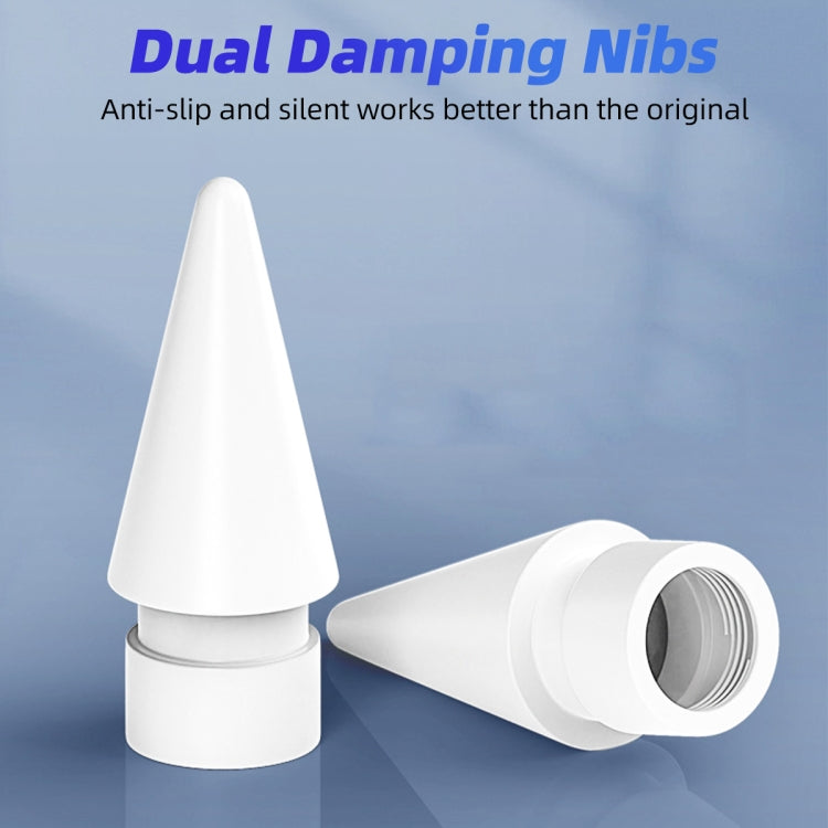 For Apple Pencil 1 / 2 Generation Replacement Tip Double Damping Anti-slip Modified Nib 2H