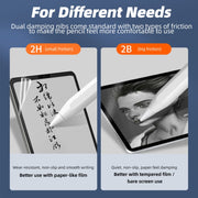For Apple Pencil 1 / 2 Generation Replacement Tip Double Damping Anti-slip Modified Nib 2H