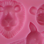 Cartoon Three-dimensional Animals Fondant Silicone Mold Cake Decorating Baking Tools, Specification: 0599