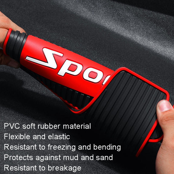 2pcs Car Tire Mud Flap Modification Plastic Anti-Splash Mud Flap, Style: Sports