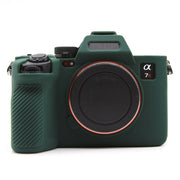 For Sony A7RV Mirrorless Camera Protective Silicone Case, Color: Dark Green