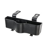 Car Seat Back Storage Box Rear Hanging Cup Holder(Black)