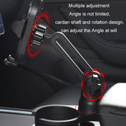 Car Centre Navigation Mobile Phone Holder 360 Rotating Water Cup Holder, Size: Large