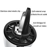 Car Fragrance Super Engine Car Air Conditioning Aroma Diffuser Outlet Ornament, Model: Gray Titanium Blue Light