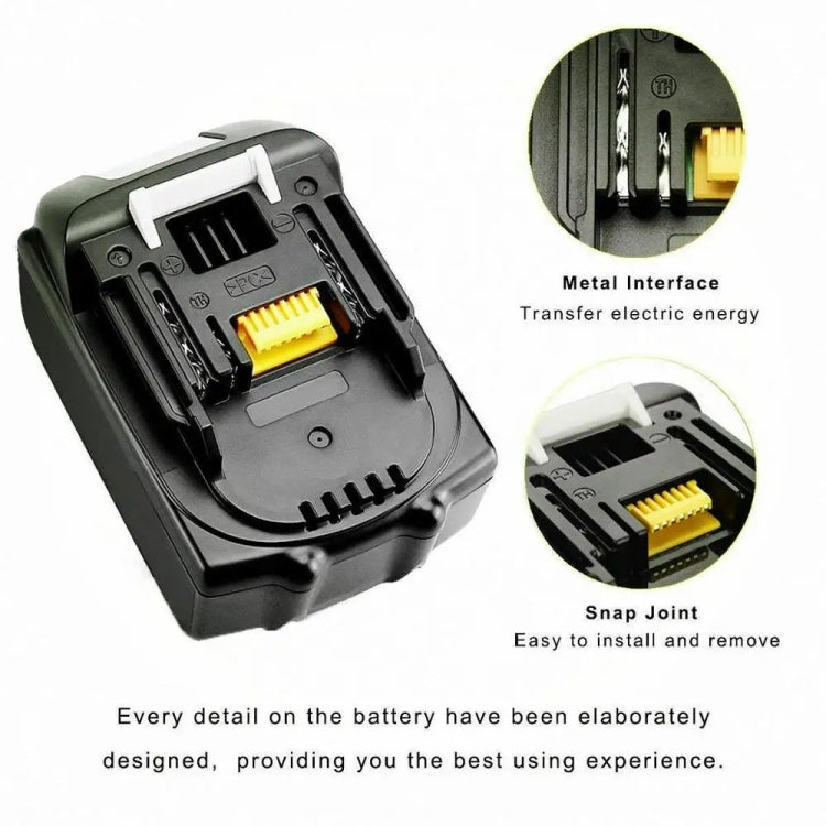 9000mAh For Makita BL1830 / BL1850 18V Cordless Power Tool Accessories Lithium Battery Pack