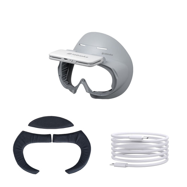 For PICO 4 Hibloks VR Glasses Face Cushion Protector Pad With Fan, Spec: 1pc Ice Silk
