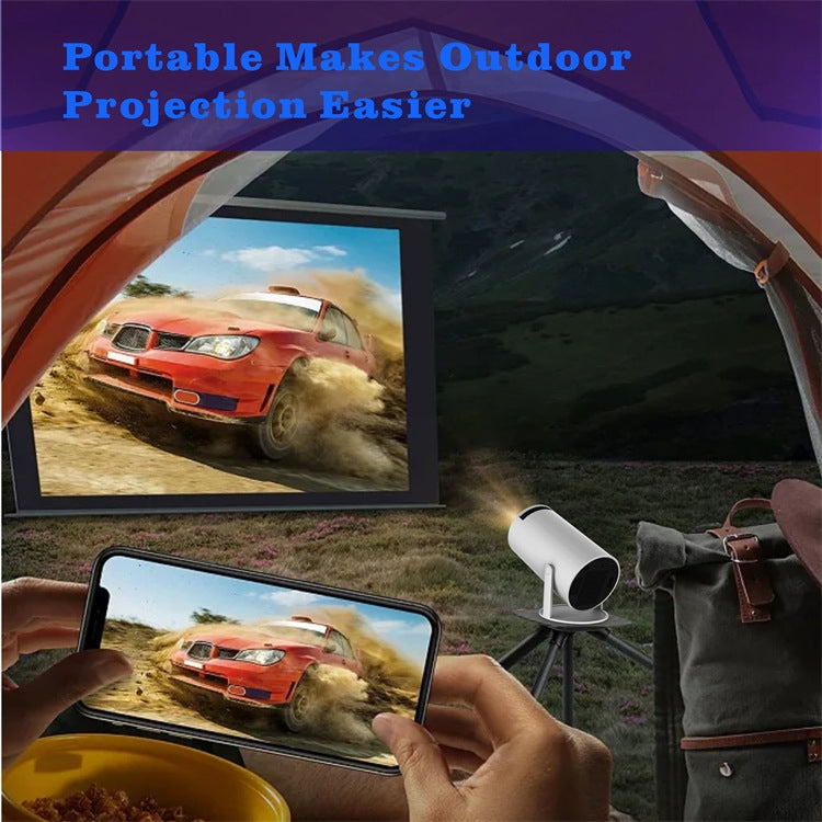 HY300 Smart Projector Android 11.0 System 120 Lumen Portable Projector EU Plug