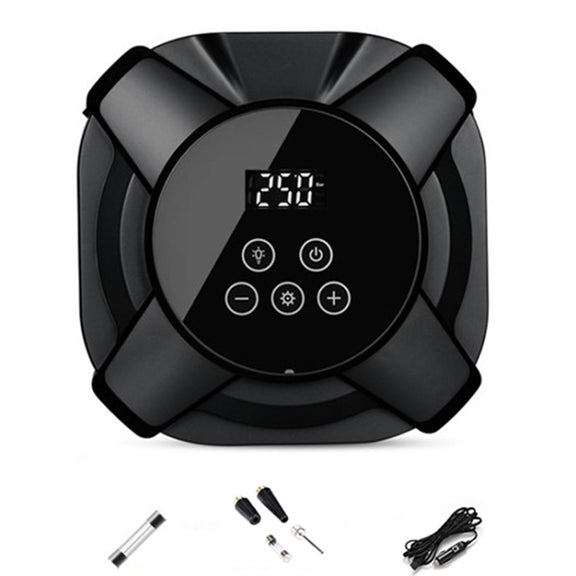 19 Cylinders Car Intelligent Digital Display Inflator Pump Portable Car Tire Pneumatic Engine(Black)