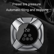 30 Cylinders Car Intelligent Digital Display Inflator Pump Portable Car Tire Pneumatic Engine(Black)