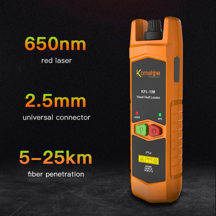 Komshine Mini Red Light Fiber Optic Test Pen, Model: KFL-11M-20