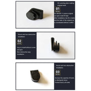 For Tesla Model Y Front Trunk Storage Hook Car Storage Hook Modification Accessories(Black)