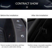 For Tesla Model Y Front Trunk Storage Hook Car Storage Hook Modification Accessories(Black)