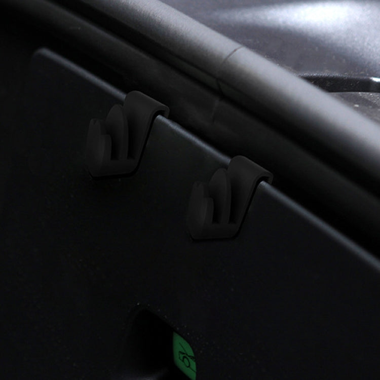 For Tesla Model Y Front Trunk Storage Hook Car Storage Hook Modification Accessories(Black)
