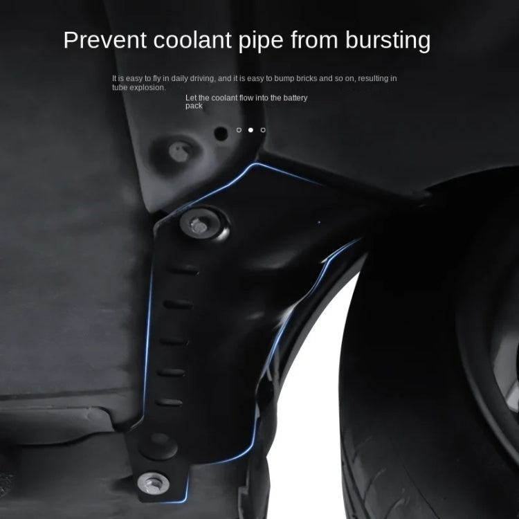 For Tesla  Model 3 Car Coolant Guard Board Chassis Pipe Protection Baffle Engine Battery Condenser Case