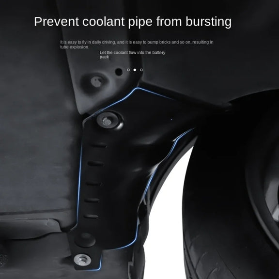 For Tesla  Model 3 Car Coolant Guard Board Chassis Pipe Protection Baffle Engine Battery Condenser Case
