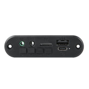 3.7V 3.5MM Microphone Bluetooth Audio Accessory With Recording Call(Black)