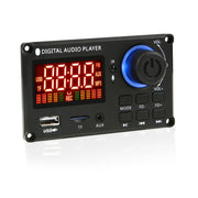 100W 12V TPA3116 Color Screen Power Amplifier Bluetooth Decoder Board With Recording Call(Silicone Remote Control)