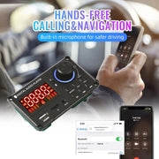 100W 12V TPA3116 Color Screen Power Amplifier Bluetooth Decoder Board With Recording Call(Silicone Remote Control)