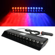 12 LED Car Front Suction Cup High Brightness Strobe Light(Red Blue) - Warning Lights by PMC TechLife | Online Shopping South Africa | PMC TechLife | Buy Now Pay Later Mobicred