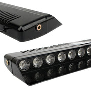 12 LED Car Front Suction Cup High Brightness Strobe Light(Red White)