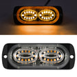 12W Car Side Signal Warning Light 24 LED Strobe Light(Yellow) - Warning Lights by PMC TechLife | Online Shopping South Africa | PMC TechLife | Buy Now Pay Later Mobicred