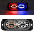 12W Car Side Signal Warning Light 24 LED Strobe Light(Red Blue) - Warning Lights by PMC TechLife | Online Shopping South Africa | PMC TechLife | Buy Now Pay Later Mobicred
