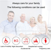 CACAZI C20 Two To Three Wireless Pager For The Elderly Home Care Water-resistant Emergency Pager, EU Plug(Silver)
