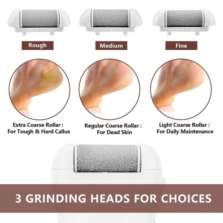 10pcs/set Household Electric Dead Skin Peeling Foot Grinder, Color: Gold