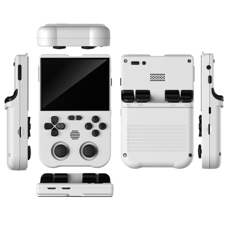 AMPOWN XU10 Handheld Game Console 3.5-Inch IPS Screen Linux System Portable Video Arcade 128G(Grey)